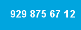 929 875 67 12 929 875 67 12